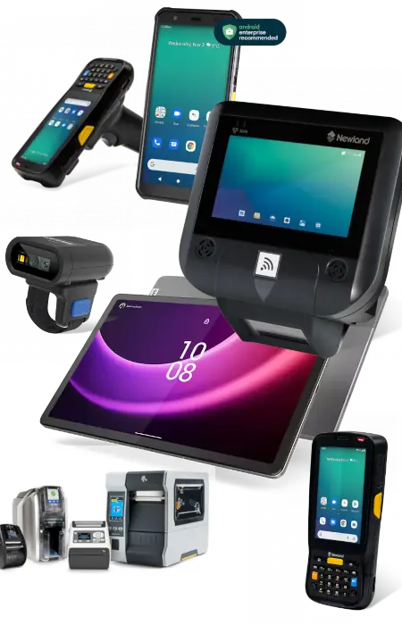 image from Types of mobile terminals, logistics, interactive scan kiosks